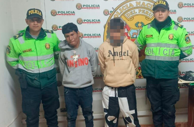 Tras asalto en la carretera son capturados dos presuntos autores