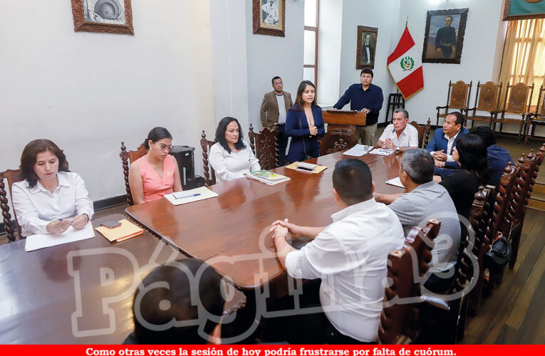Hoy realizarían sesión por pedido de vacar a los 13 regidores de Huánuco
