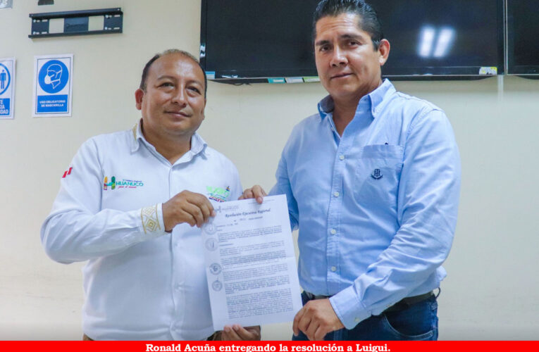 Designan a Luigui Vidal director regional de Gestión de Riesgos