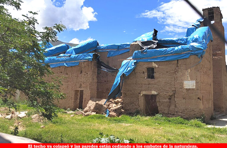 Lluvias agravan deterioro de histórica capilla de Huayopampa