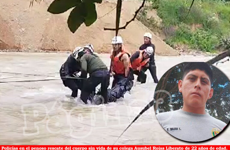 Suboficial fue arrastrado por el río durante operación  de recuperación de cadáver