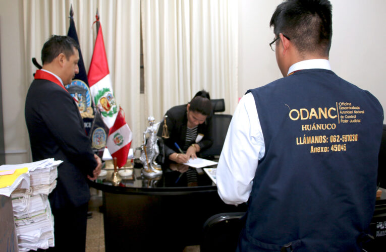 Realizan visita de control  a juzgados de emergencia