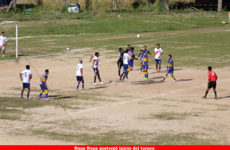 Postergan inicio de la Copa Perú en Rupa Rupa