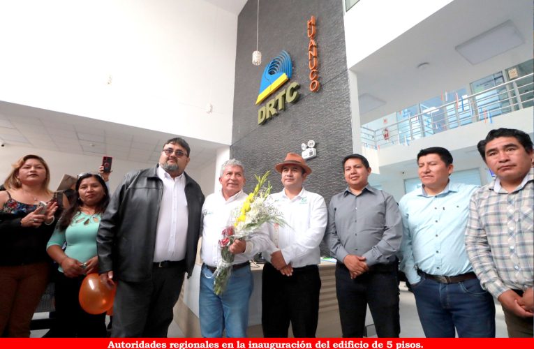 Inauguran nueva  sede de la Dirección  Regional de Transportes