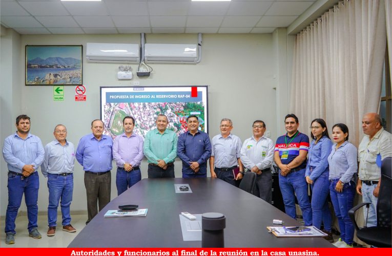 UNAS donará terreno para reservorio de agua