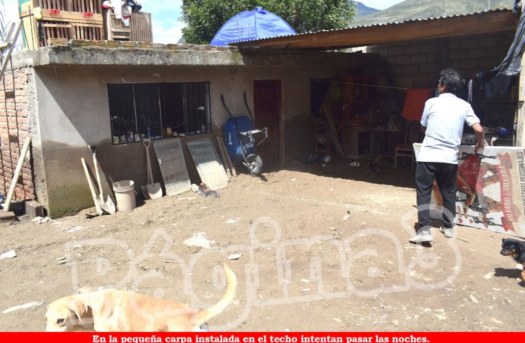 Familias a la intemperie tras desborde del Huallaga en Santa Séfora