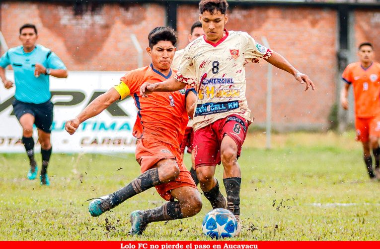 Lolo FC ganó y es líder en Aucayacu