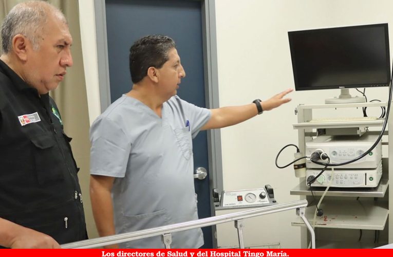 Anuncian endoscopía y gastroenterología en  hospital Tingo María
