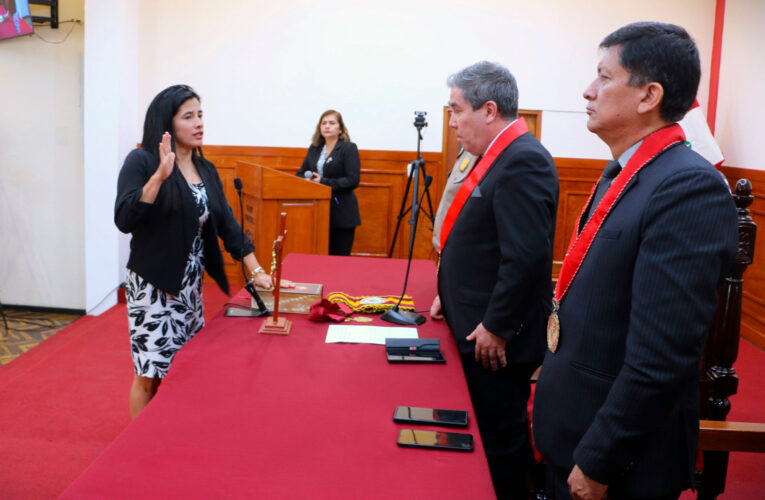 Juramenta prefecta regional