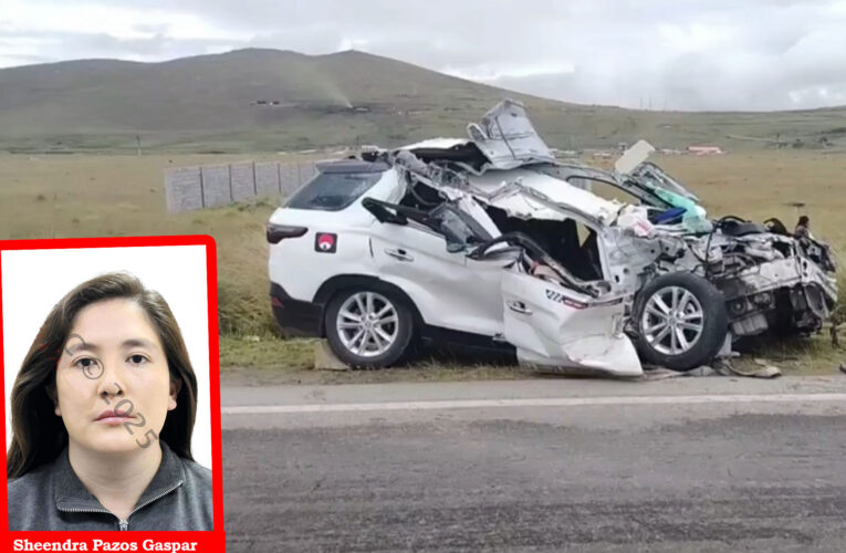 Universitaria muere en choque de camioneta con camión