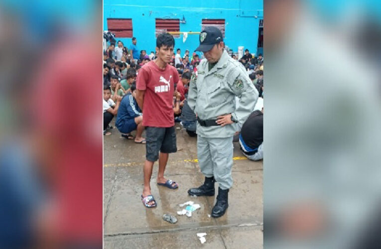 Recluso es detenido con ketes de alcaloide y marihuana
