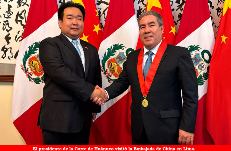 Presidente de Corte presenta a Embajada de China proyectos para mejorar el servicio de justicia