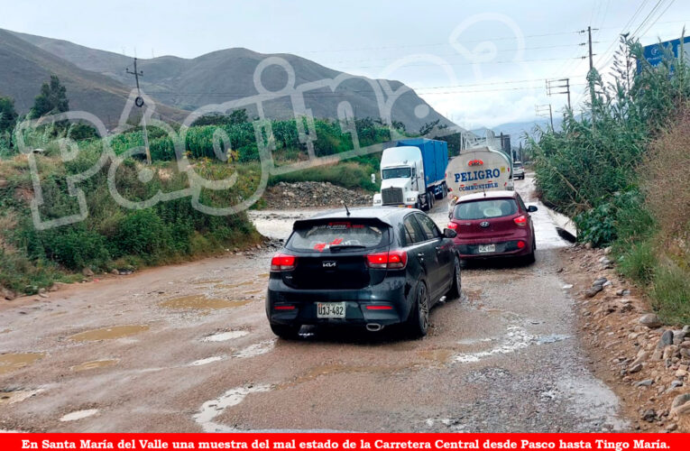 Provías coordina con el Gobierno Regional mantenimiento a  la Carretera Central