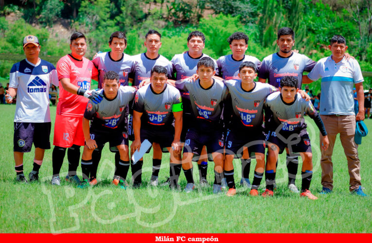 Milán FC y Porvenir son campeones