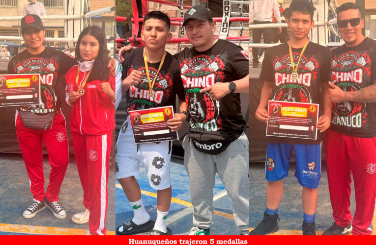 Pugilistas trajeron 5 medallas de Ate