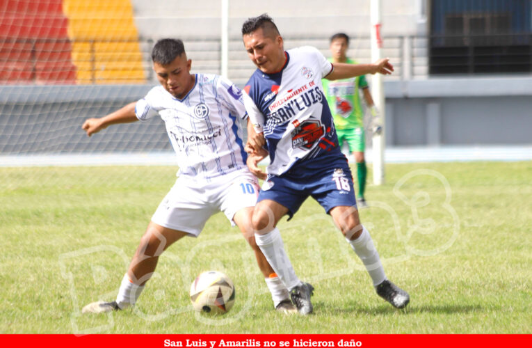 San Luis y Amarilis se repartieron un punto