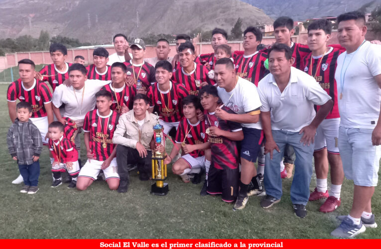 Social El Valle clasificó a la etapa provincial