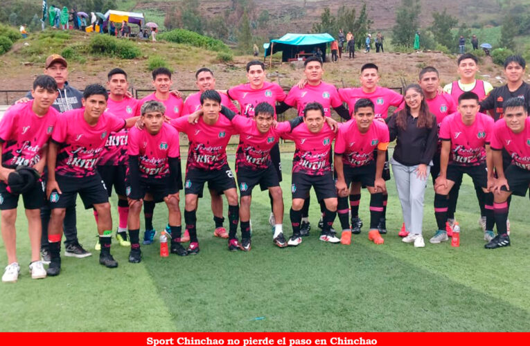 Sport Chinchao no suelta la punta