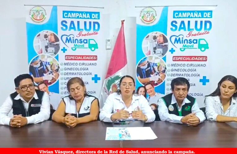 Hoy inician campaña de salud gratuita Minsa Móvil