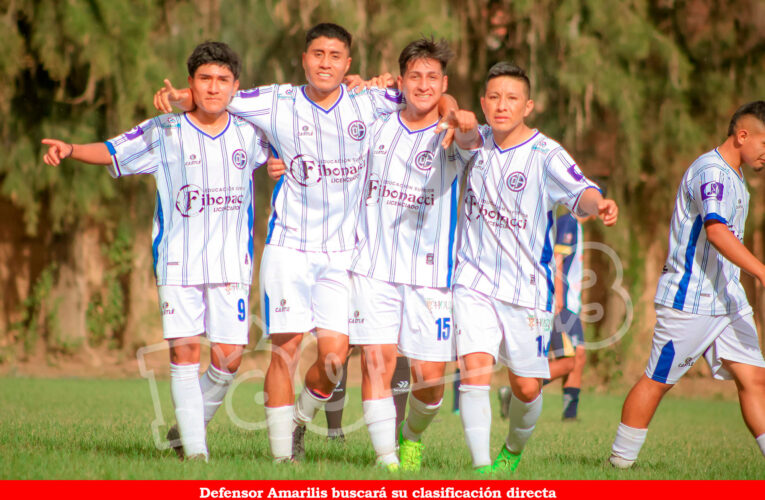 Defensor Amarilis define su pase ante Independiente