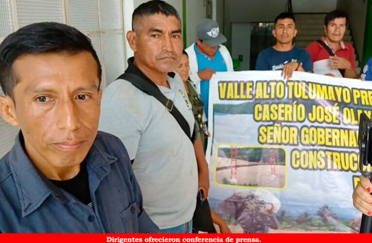 Alto Tulumayo alista marcha hacia el Gobierno Regional