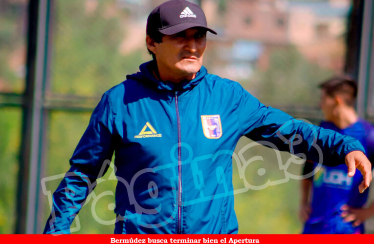 Bermúdez  está enfocado en acabar  bien el Apertura