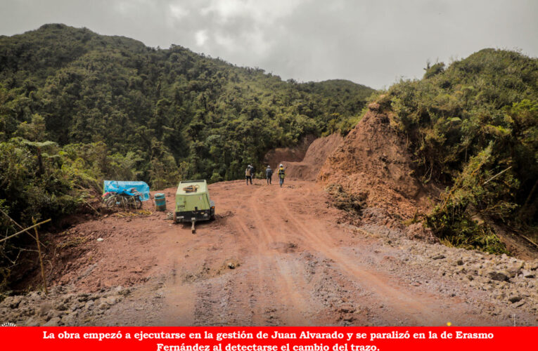 Camino Monopampa-Puente Chorropampa se construyó fuera de su trazo y se pagaron más de diez millones de soles