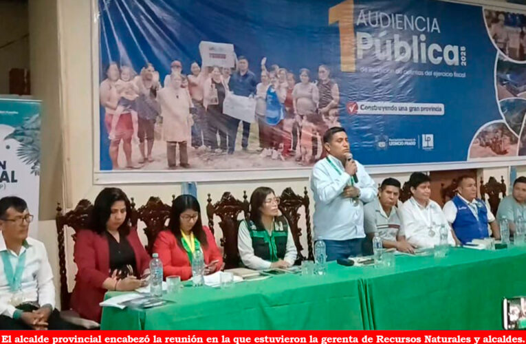 Los distritos de Leoncio Prado se declaran zonas agrícolas y no mineras