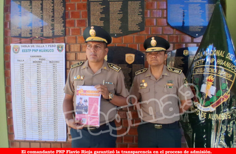 Convocan a jóvenes para unirse a la PNP