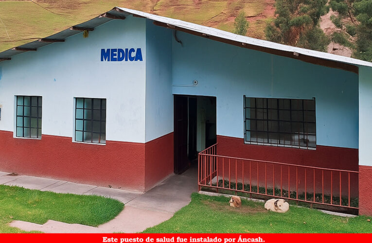 Huallanca administra centro de salud en pueblo domaíno