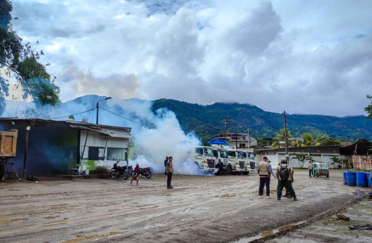Fumigan la Playa Tingo para la fiesta de San Juan