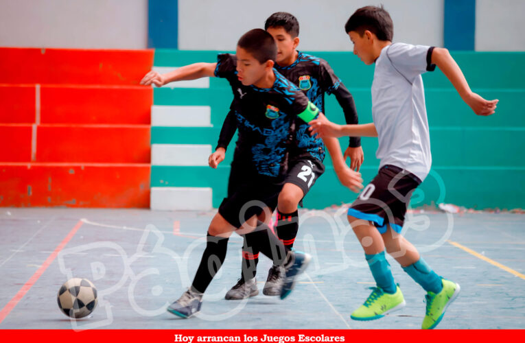 Juegos Escolares arranca con futsal y voleibol