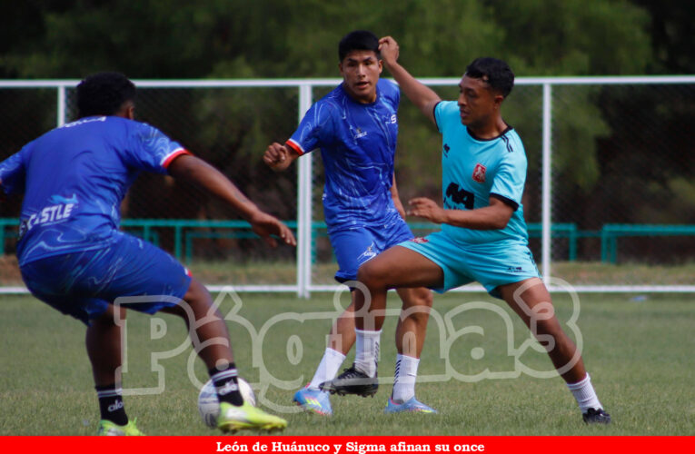 León de Huánuco probó su once frente al Sigma