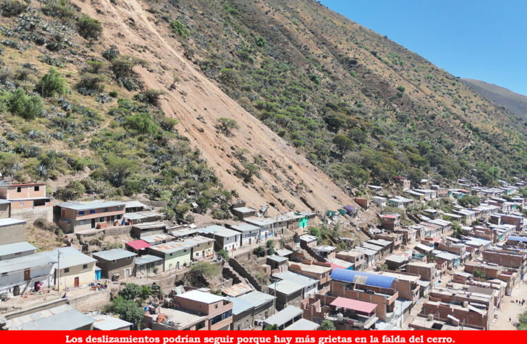 Ambo en emergencia por deslizamiento de cerro