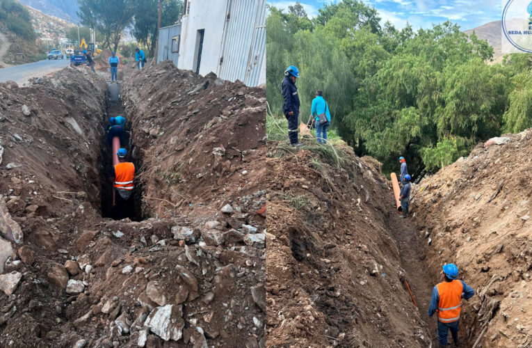 Reubican red de desagüe en la cuadra 24 de Huallayco