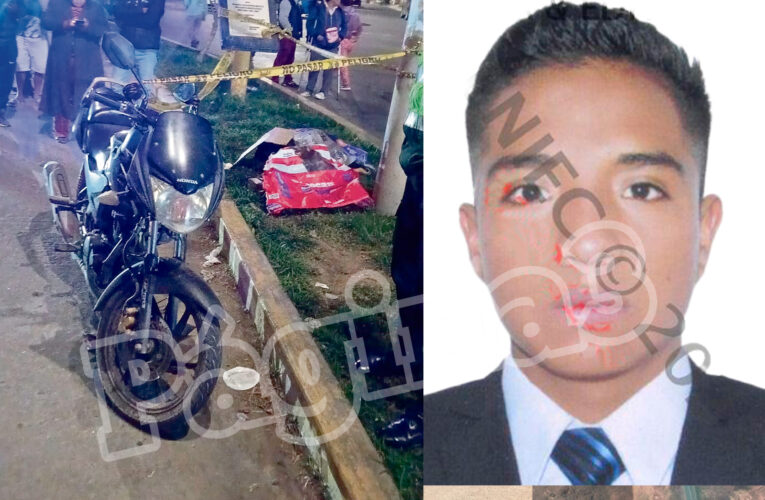 Profesor fallece en accidente con moto en La Colectora
